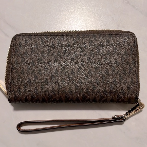 Michael Kors Jet Set Travel Lg Flat Phone Case Wallet - Picture 2 of 4